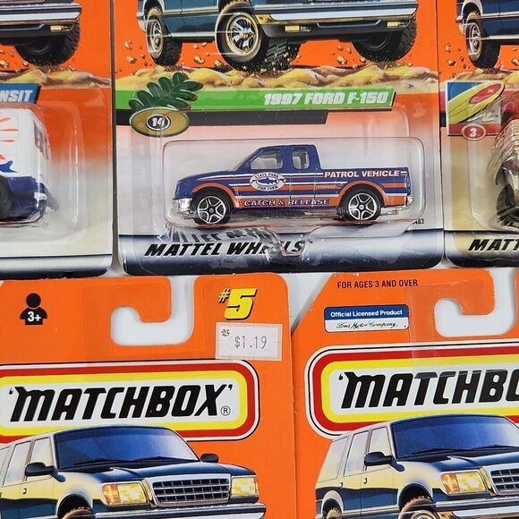 Matchbox Ford Truck SUV 4x4 Bronco II Transit Van F-150  Diecast Cars Lot MOC - Picture 8 of 16